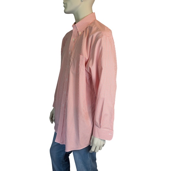 Brooks Brothers Madison Dress Shirt 100% Supina Cotton Button Front Apricot NWOT - Picture 4 of 14